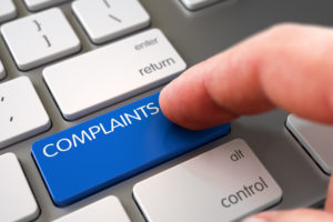 Complaints button 