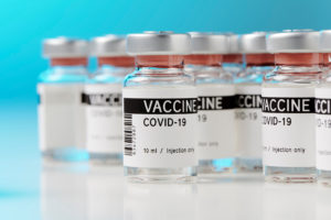 covid-19 vaccine bottles